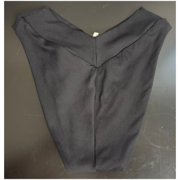 Becca | Women's Modern Edge Black High-Waist Ribbed Bikini Bottoms - Picture 4 of 4